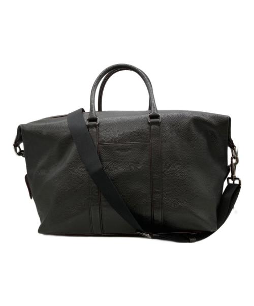 COACH（コーチ）COACH (コーチ) レザーボストンバッグ ブラックの古着・服飾アイテム