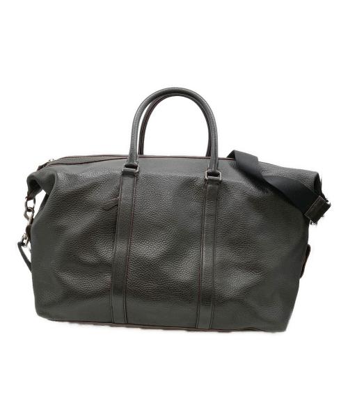 COACH（コーチ）COACH (コーチ) レザーボストンバッグ ブラックの古着・服飾アイテム