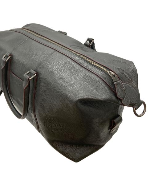 COACH（コーチ）COACH (コーチ) レザーボストンバッグ ブラックの古着・服飾アイテム