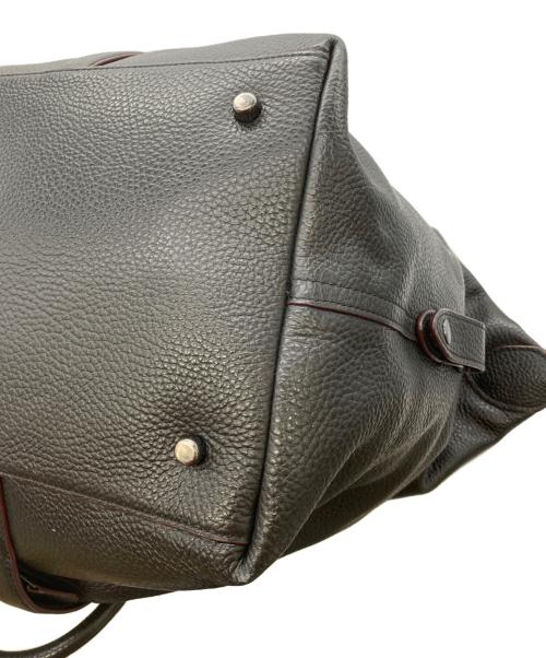 COACH（コーチ）COACH (コーチ) レザーボストンバッグ ブラックの古着・服飾アイテム