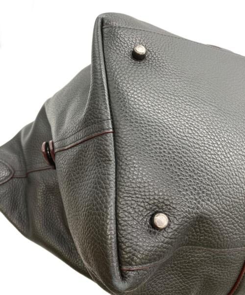 COACH（コーチ）COACH (コーチ) レザーボストンバッグ ブラックの古着・服飾アイテム