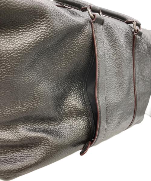 COACH（コーチ）COACH (コーチ) レザーボストンバッグ ブラックの古着・服飾アイテム