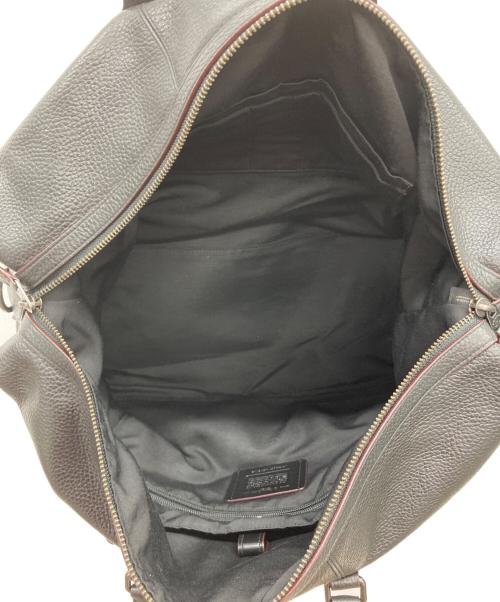 COACH（コーチ）COACH (コーチ) レザーボストンバッグ ブラックの古着・服飾アイテム