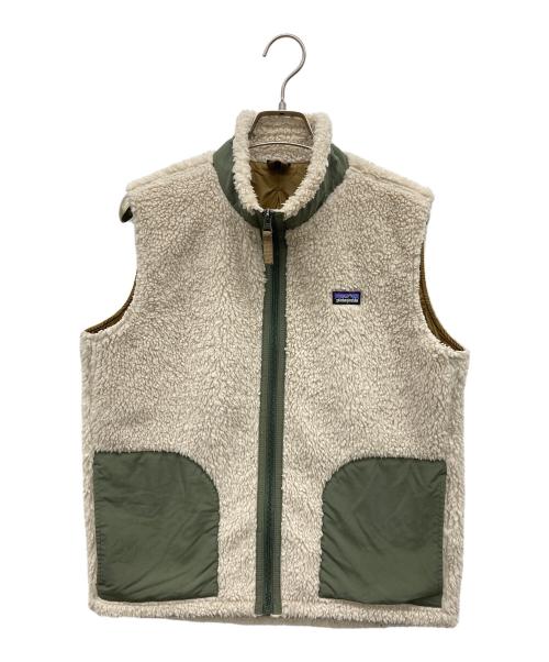 Patagonia（パタゴニア）Patagonia (パタゴニア) フリースベスト ベージュ サイズ:XXL 16-18の古着・服飾アイテム