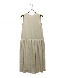 JOIEVE（ジョエブ）の古着「エアリーギャザーワンピース」｜ベージュ