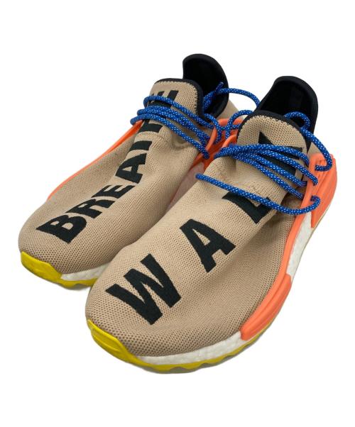 adidas（アディダス）adidas (アディダス) PHARRELL WILLIAMS (ファレルウィリアムス) NMD ヒューマン レース トレイル フー ベージュ サイズ:US9の古着・服飾アイテム