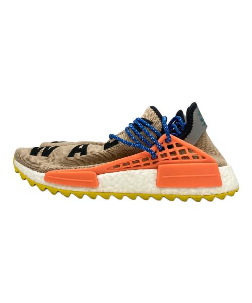 adidas（アディダス）adidas (アディダス) PHARRELL WILLIAMS (ファレルウィリアムス) NMD ヒューマン レース トレイル フー ベージュ サイズ:US9の古着・服飾アイテム