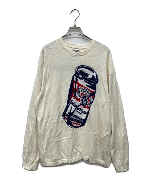 WASTED YOUTH（ウェイステッドユース）WASTED YOUTH (ウエステッド ユース) ニット アイボリー サイズ:SIZE XLの古着・服飾アイテム