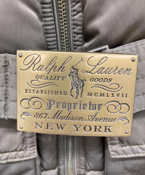 RALPH LAUREN（ラルフローレン）RALPH LAUREN (ラルフローレン) ダウンベスト ブラウン サイズ:9 B83-H91-T160の古着・服飾アイテム