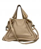 Chloeクロエ）の古着「パラティ ハンドバッグ」｜ベージュ