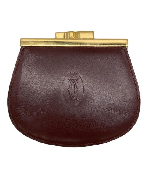 Cartier（カルティエ）Cartier (カルティエ) コインケース ボルドーの古着・服飾アイテム