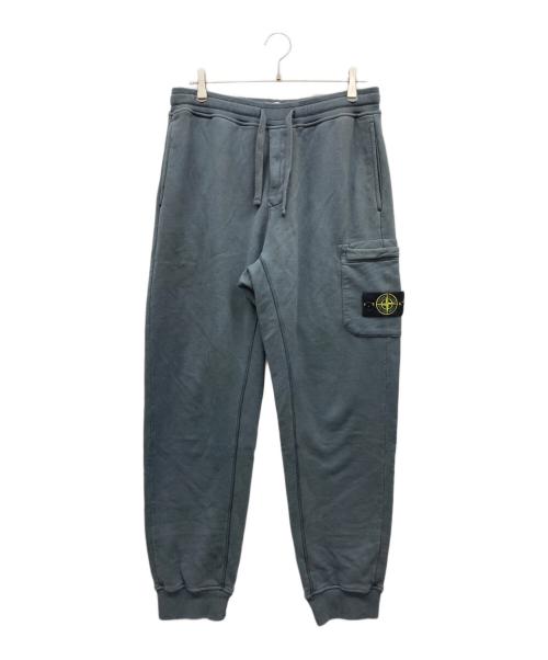 STONE ISLAND（ストーンアイランド）STONE ISLAND (ストーンアイランド) ロゴパッチコットンスウェットパンツ グレー サイズ:Lの古着・服飾アイテム