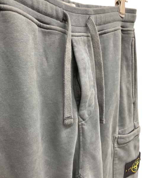 STONE ISLAND（ストーンアイランド）STONE ISLAND (ストーンアイランド) ロゴパッチコットンスウェットパンツ グレー サイズ:Lの古着・服飾アイテム