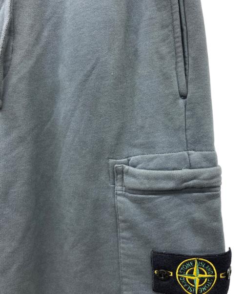 STONE ISLAND（ストーンアイランド）STONE ISLAND (ストーンアイランド) ロゴパッチコットンスウェットパンツ グレー サイズ:Lの古着・服飾アイテム