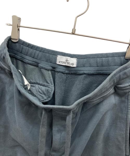 STONE ISLAND（ストーンアイランド）STONE ISLAND (ストーンアイランド) ロゴパッチコットンスウェットパンツ グレー サイズ:Lの古着・服飾アイテム