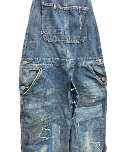 Denham（デンハム）Denham (デンハム) デニムオーバーオール インディゴ サイズ:L-XLの古着・服飾アイテム