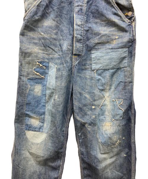 Denham（デンハム）Denham (デンハム) デニムオーバーオール インディゴ サイズ:L-XLの古着・服飾アイテム