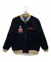 STUDIO D'ARTISAN（ステュディオダルチザン）の古着「リバーシブルスカジャン」｜ブラック×スカルブルー
