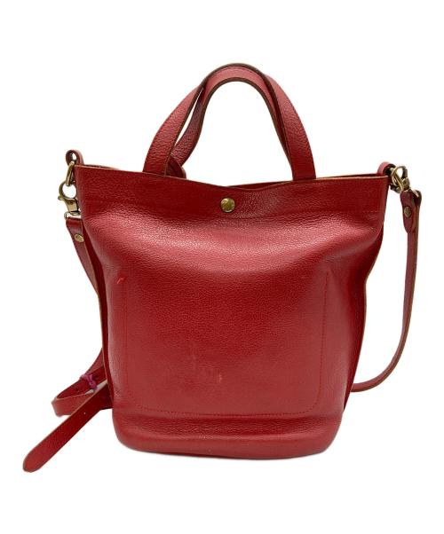 IL BISONTE（イル ビゾンテ）IL BISONTE (イル ビゾンテ) ショルダーバッグ レッドの古着・服飾アイテム