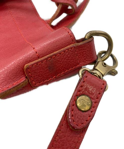 IL BISONTE（イル ビゾンテ）IL BISONTE (イル ビゾンテ) ショルダーバッグ レッドの古着・服飾アイテム