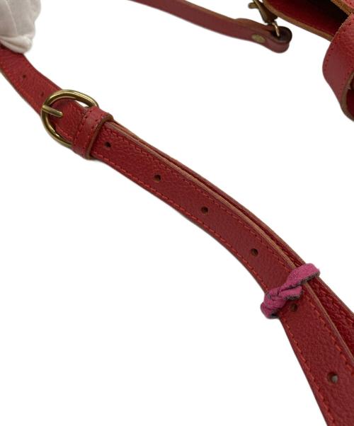 IL BISONTE（イル ビゾンテ）IL BISONTE (イル ビゾンテ) ショルダーバッグ レッドの古着・服飾アイテム