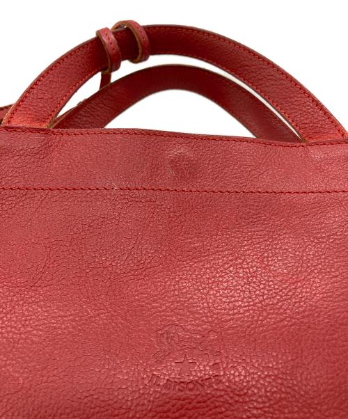 IL BISONTE（イル ビゾンテ）IL BISONTE (イル ビゾンテ) ショルダーバッグ レッドの古着・服飾アイテム