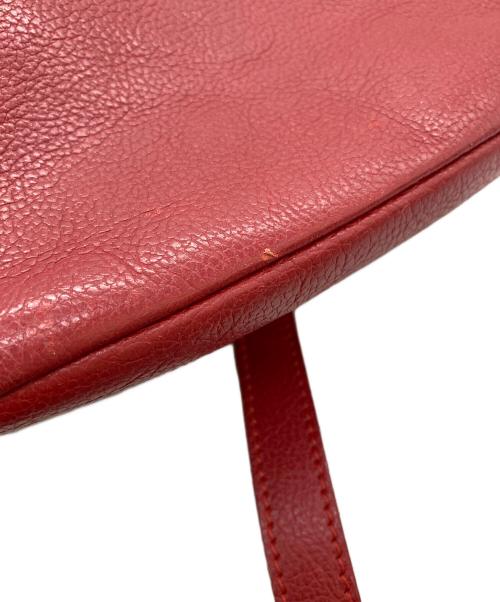 IL BISONTE（イル ビゾンテ）IL BISONTE (イル ビゾンテ) ショルダーバッグ レッドの古着・服飾アイテム