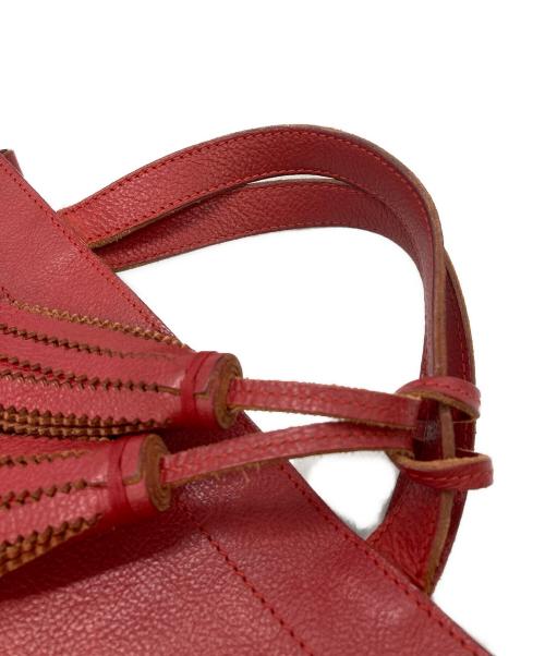 IL BISONTE（イル ビゾンテ）IL BISONTE (イル ビゾンテ) ショルダーバッグ レッドの古着・服飾アイテム