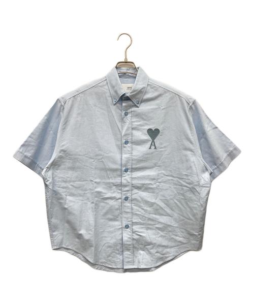 AMI PARIS（アミ パリス）AMI PARIS (アミ パリ) 半袖シャツ スカイブルー サイズ:XXSの古着・服飾アイテム