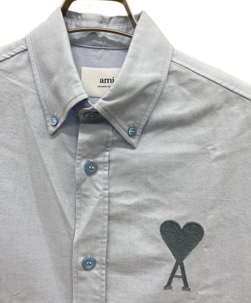 AMI PARIS（アミ パリス）AMI PARIS (アミ パリ) 半袖シャツ スカイブルー サイズ:XXSの古着・服飾アイテム