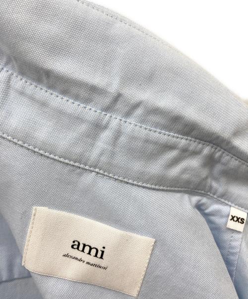 AMI PARIS（アミ パリス）AMI PARIS (アミ パリ) 半袖シャツ スカイブルー サイズ:XXSの古着・服飾アイテム