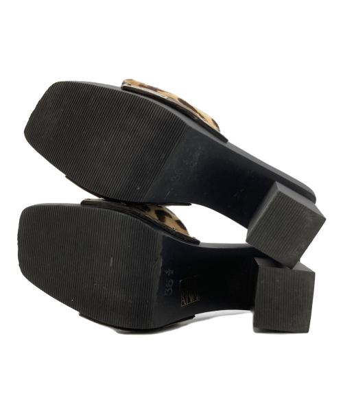 FENDI（フェンディ）FENDI (フェンディ) ハラコサンダル ベージュ サイズ:36 1/2の古着・服飾アイテム