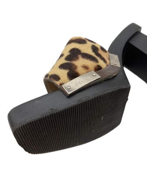 FENDI（フェンディ）FENDI (フェンディ) ハラコサンダル ベージュ サイズ:36 1/2の古着・服飾アイテム