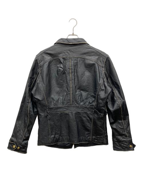 AVIREX（アヴィレックス）AVIREX (アヴィレックス) レザージャケット ブラック サイズ:Lの古着・服飾アイテム