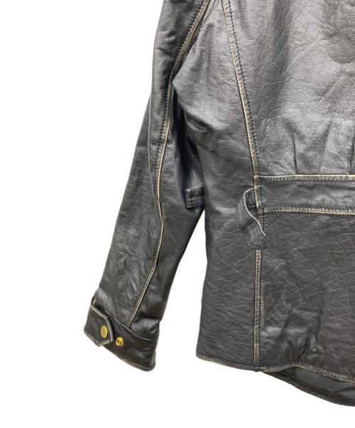 AVIREX（アヴィレックス）AVIREX (アヴィレックス) レザージャケット ブラック サイズ:Lの古着・服飾アイテム