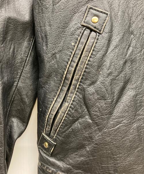 AVIREX（アヴィレックス）AVIREX (アヴィレックス) レザージャケット ブラック サイズ:Lの古着・服飾アイテム