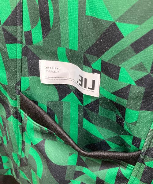 HYPOCRITE（ヒポクリット）HYPOCRITE (ヒポクリット) kakuremi (カクレミ) パーカー グリーン サイズ:不明の古着・服飾アイテム