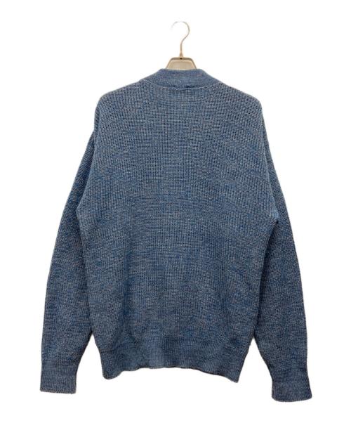 L.L.Bean（エルエルビーン）L.L.Bean (エルエルビーン) ヘンリーネックニット ブルー サイズ:XLの古着・服飾アイテム