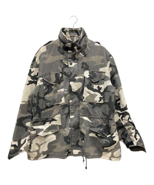 ALPHA（アルファ）ALPHA (アルファ) カモフラ柄ジャケット グレー サイズ:X-LARGE REGULARの古着・服飾アイテム