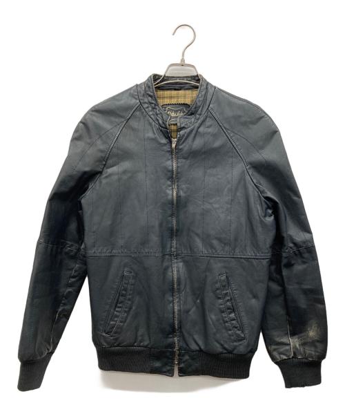 echtes leder（エヒテス レーダァ）echtes leder (エヒテス レーダァ) レザージャケット ネイビー サイズ:48の古着・服飾アイテム