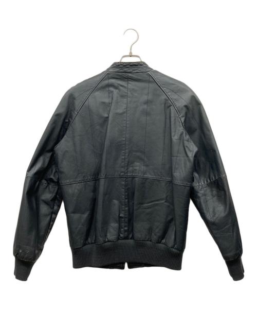 echtes leder（エヒテス レーダァ）echtes leder (エヒテス レーダァ) レザージャケット ネイビー サイズ:48の古着・服飾アイテム