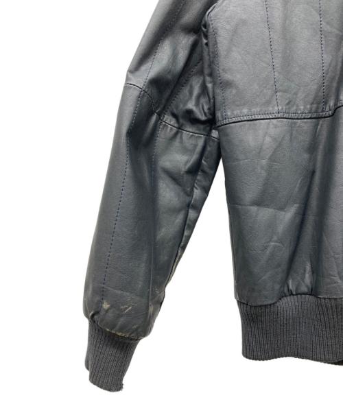 echtes leder（エヒテス レーダァ）echtes leder (エヒテス レーダァ) レザージャケット ネイビー サイズ:48の古着・服飾アイテム