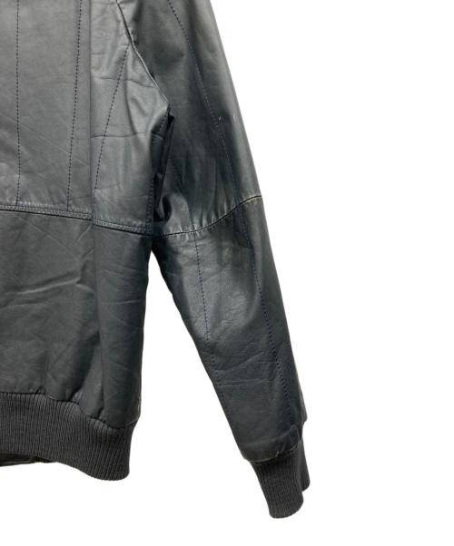 echtes leder（エヒテス レーダァ）echtes leder (エヒテス レーダァ) レザージャケット ネイビー サイズ:48の古着・服飾アイテム