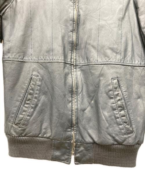 echtes leder（エヒテス レーダァ）echtes leder (エヒテス レーダァ) レザージャケット ネイビー サイズ:48の古着・服飾アイテム