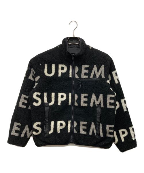 SUPREME（シュプリーム）SUPREME (シュプリーム) Reversible Logo Fleece Jacket ブラック サイズ:Sの古着・服飾アイテム