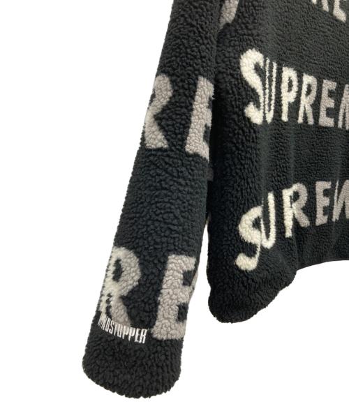 SUPREME（シュプリーム）SUPREME (シュプリーム) Reversible Logo Fleece Jacket ブラック サイズ:Sの古着・服飾アイテム