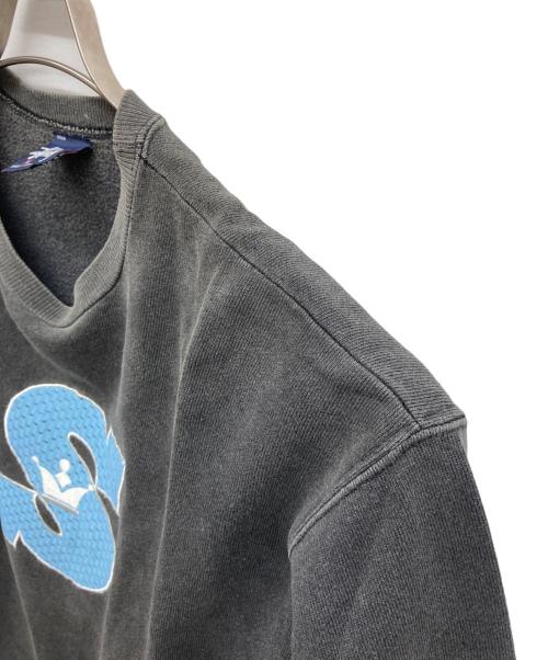 stussy（ステューシー）stussy (ステューシー) 刺繍ロゴスウェット ブラック サイズ:Mの古着・服飾アイテム