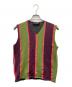 COMME des GARCONS HOMME PLUS（コムデギャルソンオムプリュス）の古着「モヘア混ニットベスト」｜マルチカラー