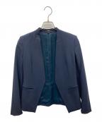 theoryセオリー）の古着「Tailor Lanai ノーカラージャケット」｜ネイビー