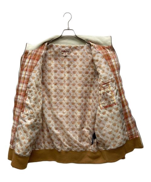 pellepelle（ペレペレ）pellepelle (ペレペレ) ジップアップジャケット ベージュ サイズ:XXLの古着・服飾アイテム